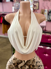 Load image into Gallery viewer, Cowl Neck Top (White)
