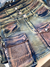 Load image into Gallery viewer, Acid Denim Skirt Plus Size
