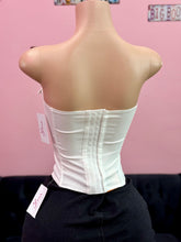 Load image into Gallery viewer, Out Of Office Corset (White)
