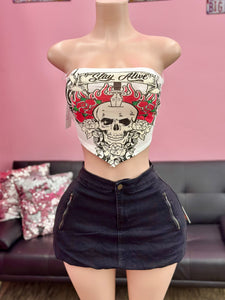 Skull And Roses Top
