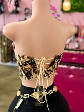 Load image into Gallery viewer, Jacquard Corset (Black)
