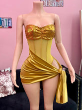 Load image into Gallery viewer, Golden Life Dress

