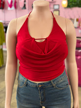 Load image into Gallery viewer, Plus Size Haute Top (Red)
