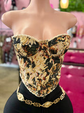 Load image into Gallery viewer, Jacquard Corset (Black)
