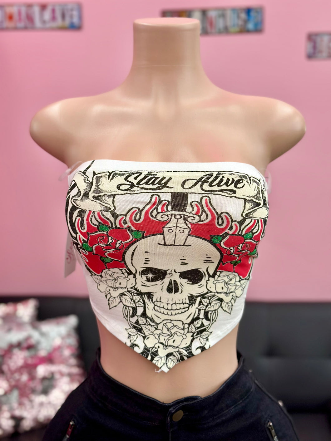 Skull And Roses Top
