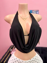 Load image into Gallery viewer, Cowl Neck Top (Black)
