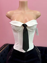 Load image into Gallery viewer, Out Of Office Corset (White)
