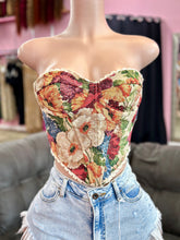 Load image into Gallery viewer, Jacquard Corset Top

