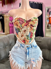 Load image into Gallery viewer, Jacquard Corset Top
